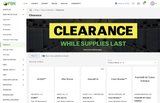 New Clearance Page!