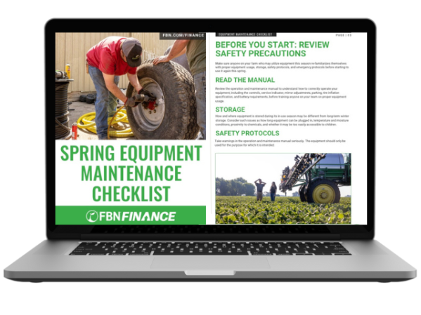 Spring Equipment Maintenance Checklist - laptop image