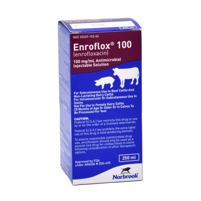 Enroflox 100 Injection (Enrofloxacin)