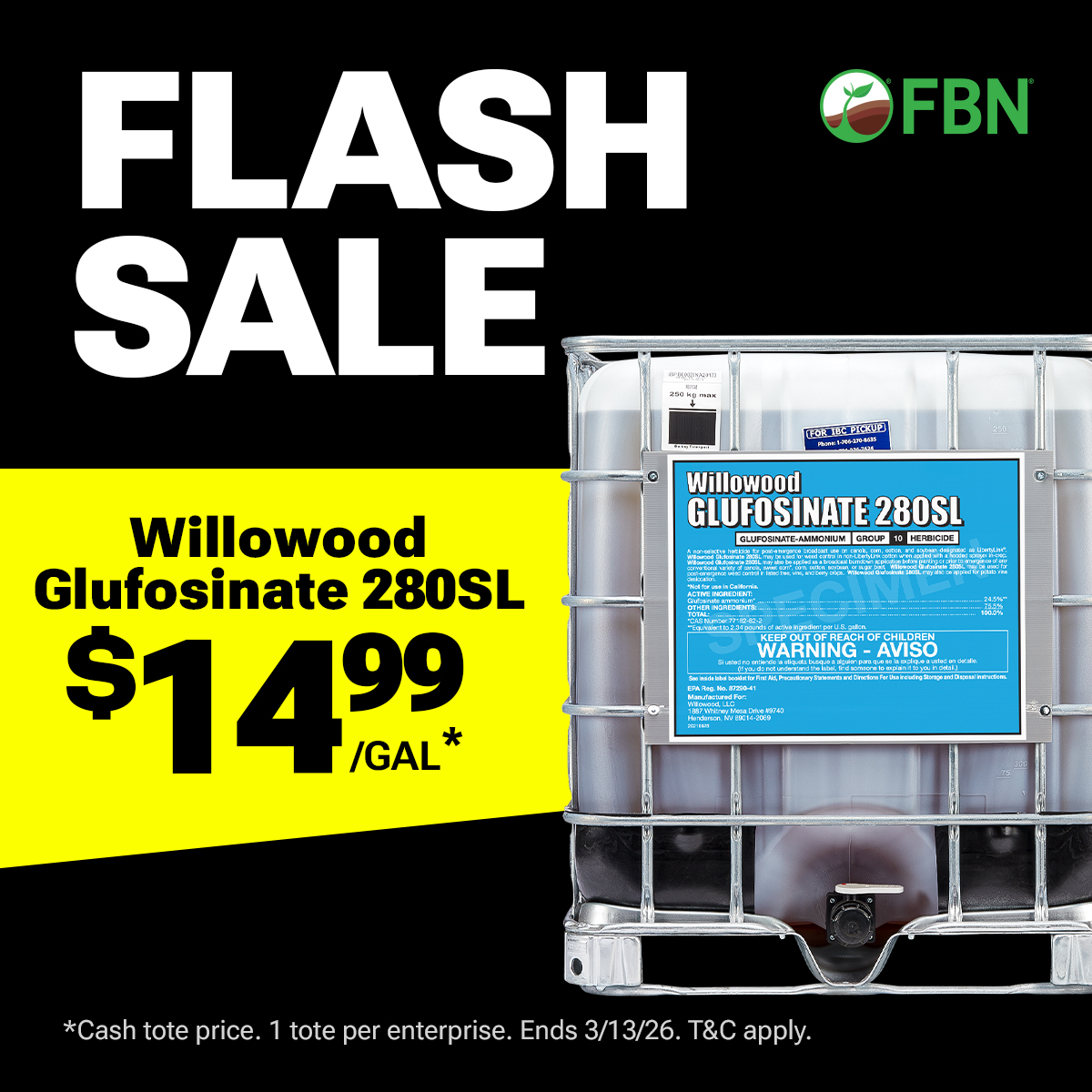 Willowood Glufosinate 280SL