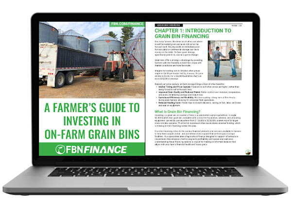 On Farm Grain Bin Guide Laptop Graphic