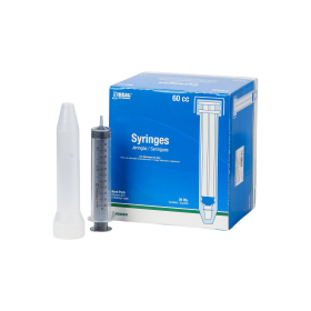 60cc Disposable Syringe, Regular, 20 Count