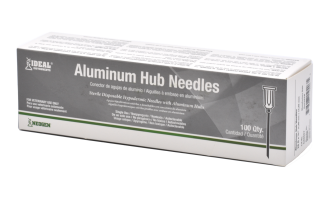 16G X 5/8" Aluminum Hub Needle, 100 Count