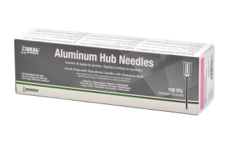18G X 5/8" Aluminum Hub Needle, 100 Count