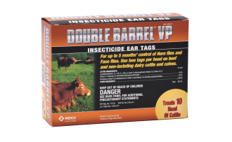 Double Barrel® VP Ear Tags, 20 Count