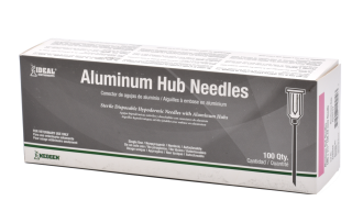 18G X 1-1/2" Aluminum Hub Needle, 100 Count