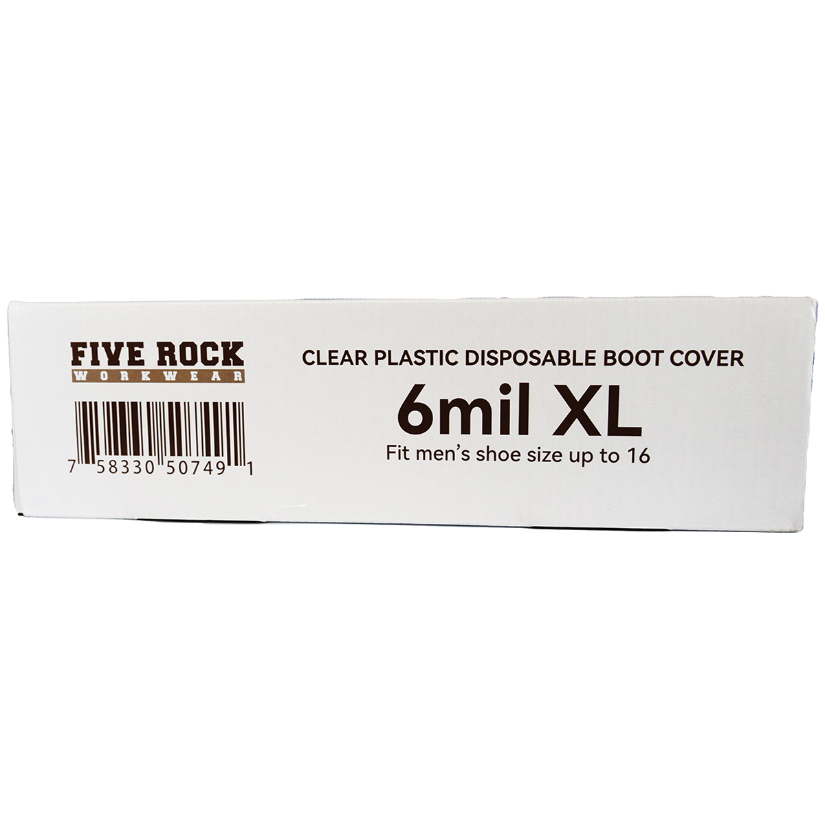 Five Rock Disposable Boot Cover, X-Large, 6 Mil
