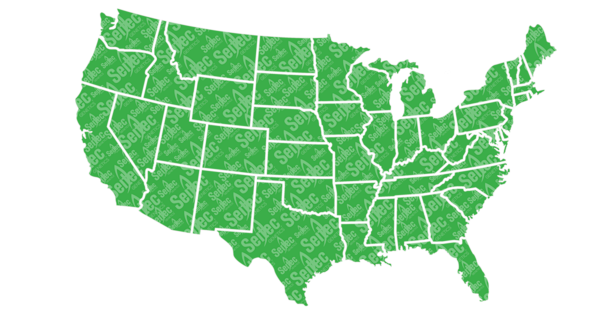 Seitec Seed USA Map - Continental USA - Updated Oct. 7, 2025