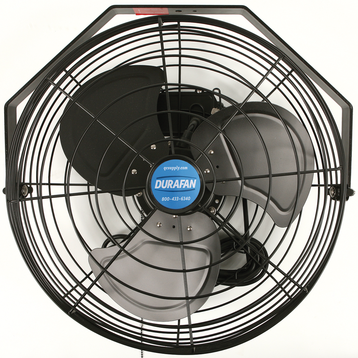 Durafan® Circulating Fan with Wide Guard - 18", Black
