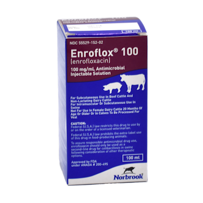 Enroflox 100 Injection (Enrofloxacin)