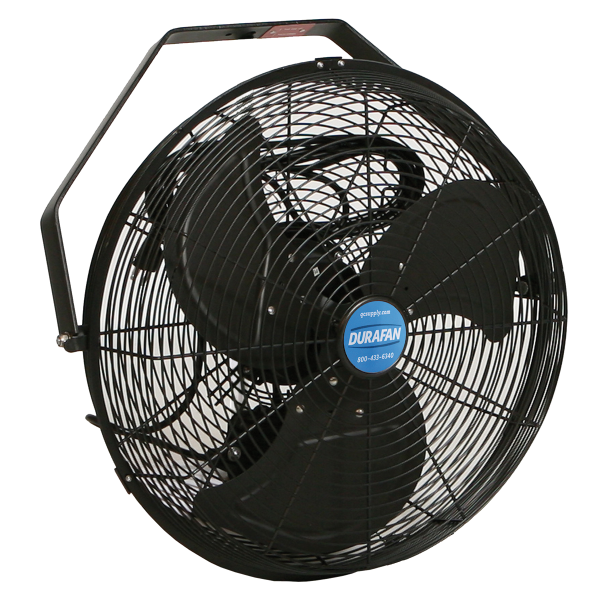 Durafan® Indoor/Outdoor Non-Oscillating Wall Mount Fan - 14", Black