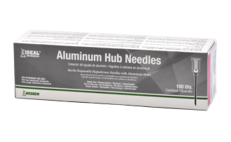 18G X 3/4" Aluminum Hub Needle, 100 Count