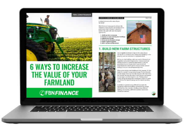 6 Ways to Increase the Value of Your Farmland - laptop graphic