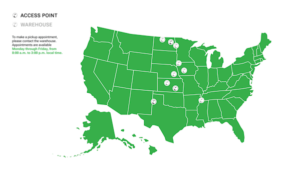 USA Locations Map - Updated Sept 30, 2025