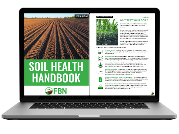 Soil Health Handbook Laptop Graphic